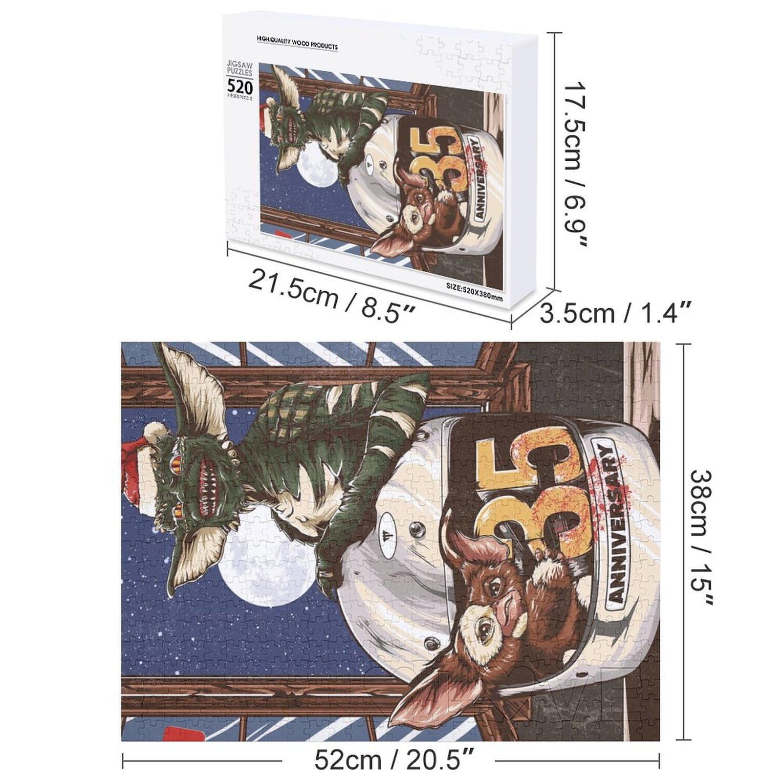 Amazon.co.jp: 木製パズル グレムリン ギズモ 520ピース